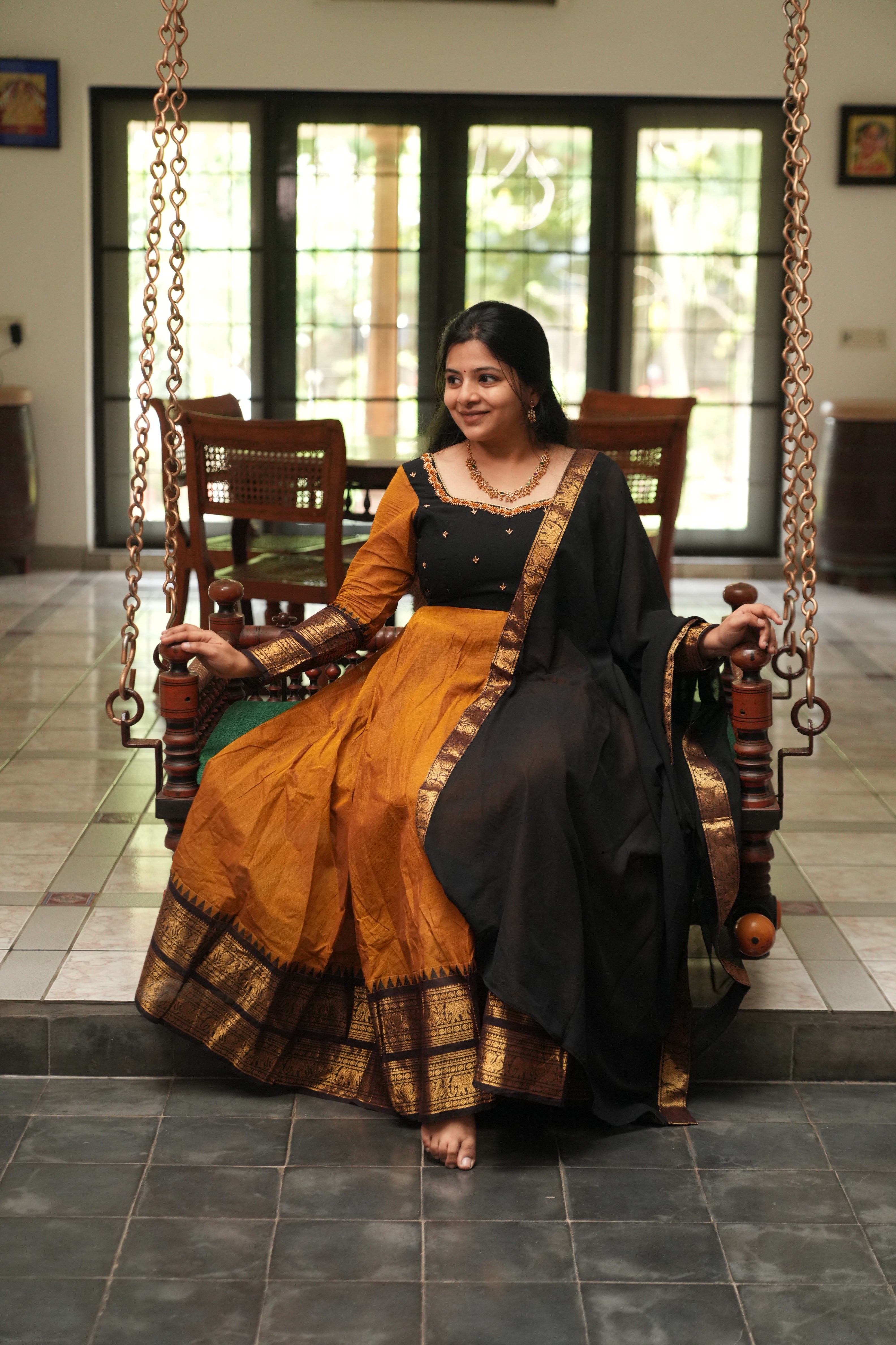 Anjali - Pure Cotton Anarkali