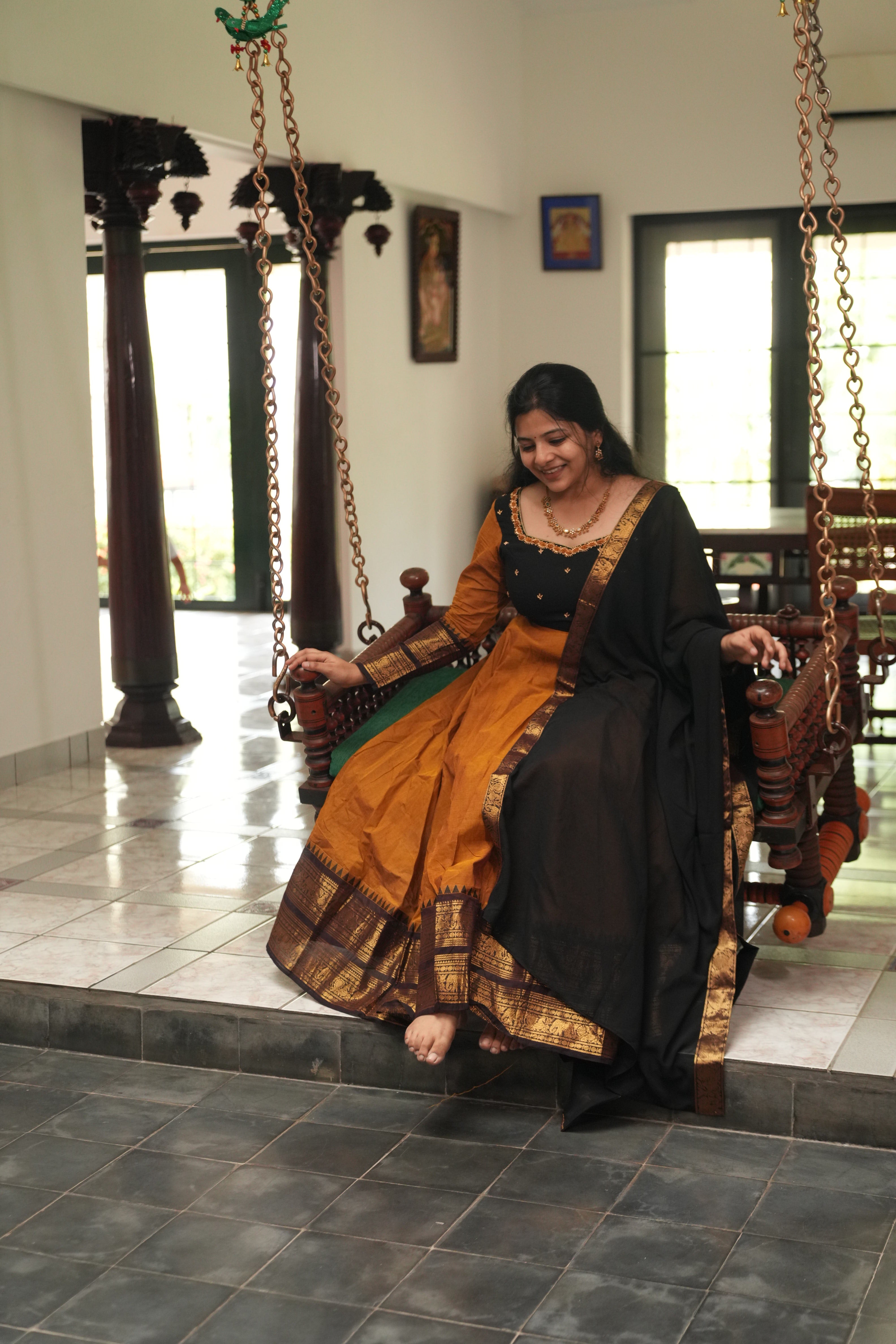 Anjali - Pure Cotton Anarkali