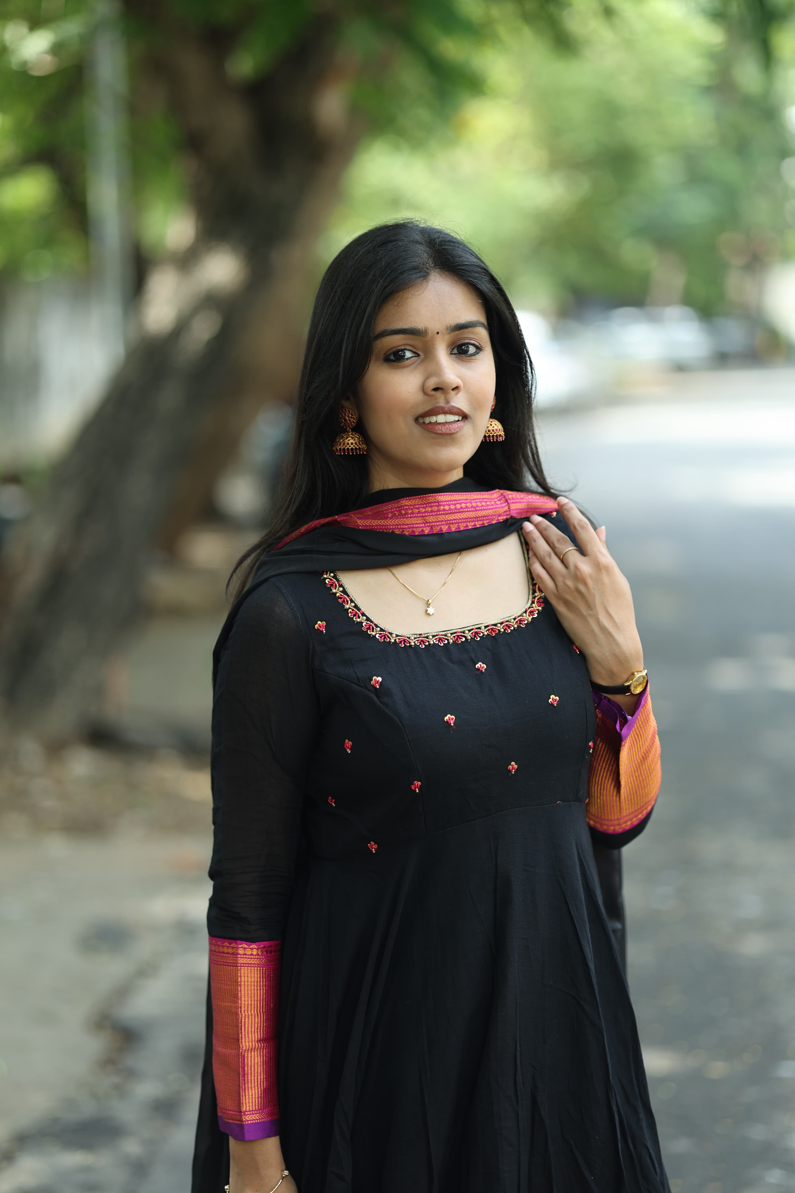 Kanmani - Pure Handloom Anarkali