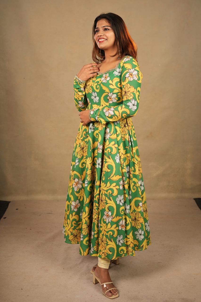 Indhu - Floral Anarkali