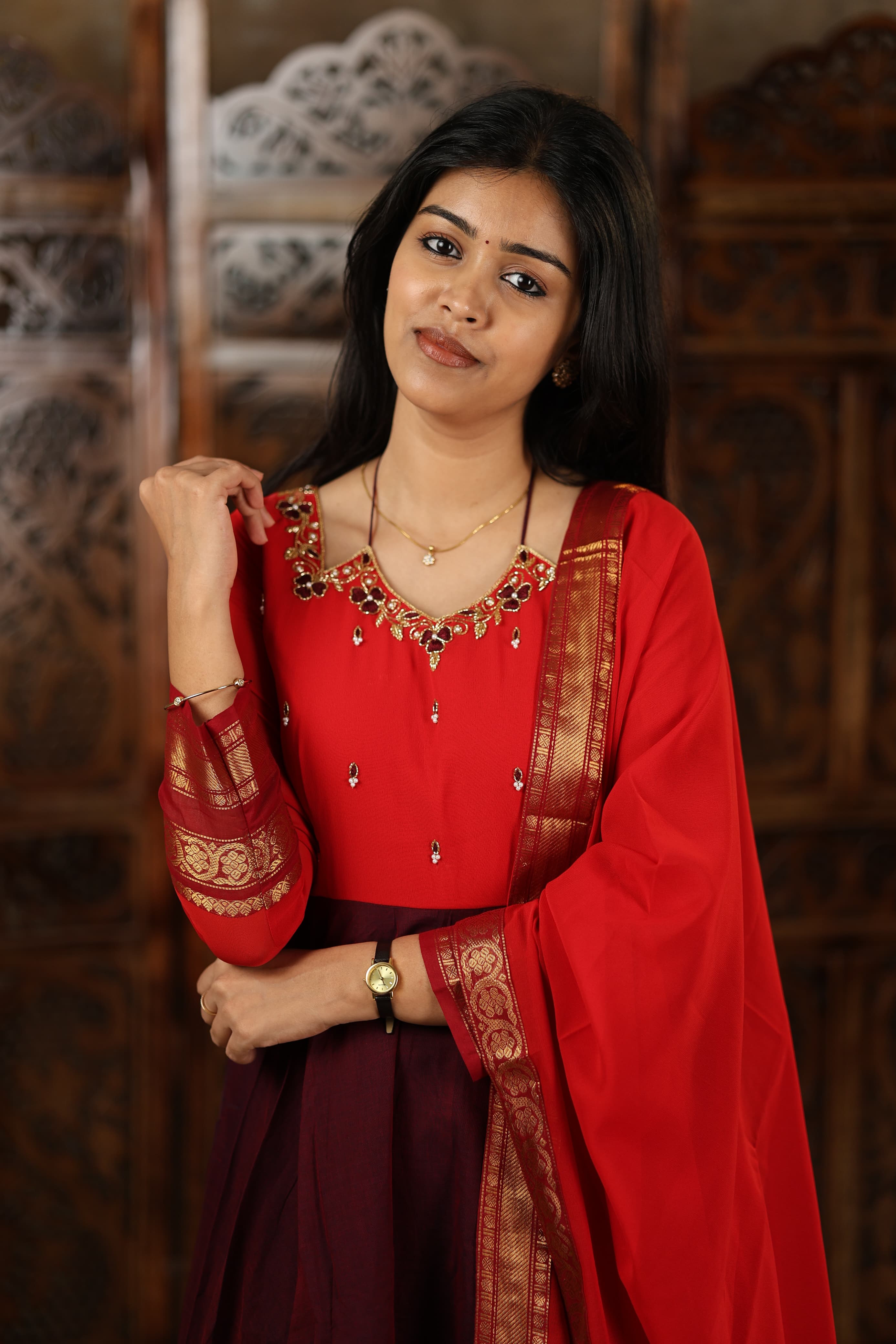 Bhairavi - Pure Cotton Anarkali
