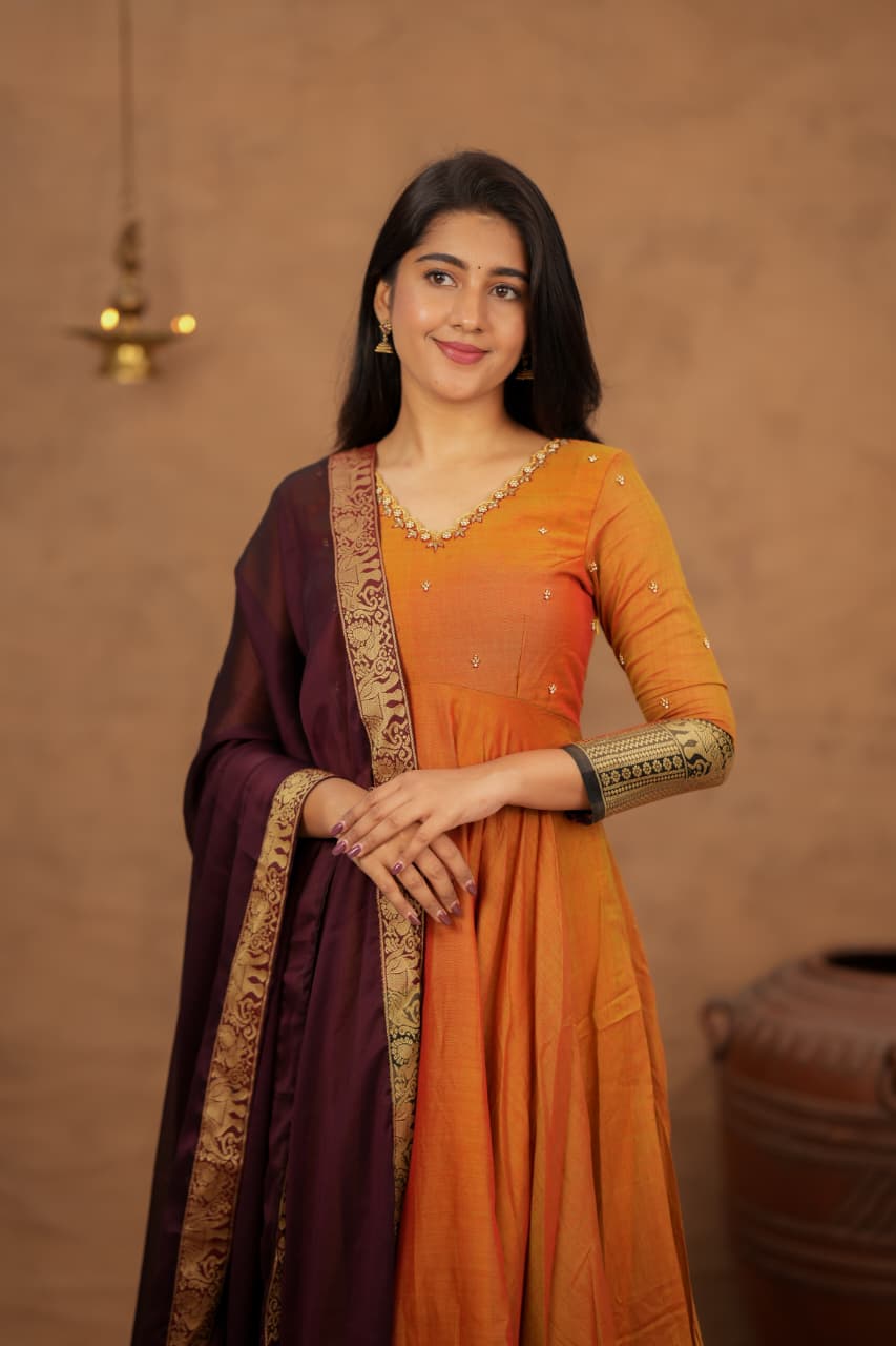 Thendral - Premium Cotton Anarkali