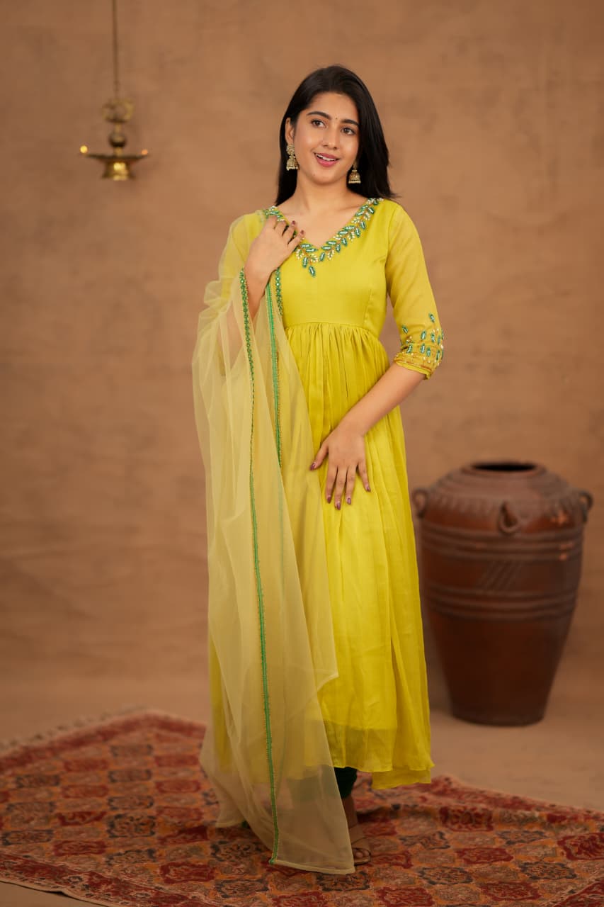 Yadhavi - Premium Designer Anarkali