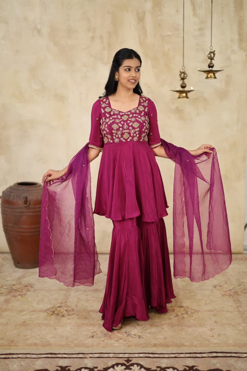 Jyostna - Premium Designer sharara Set