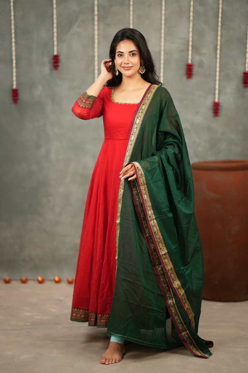Roja - Premium Cotton Anarkali