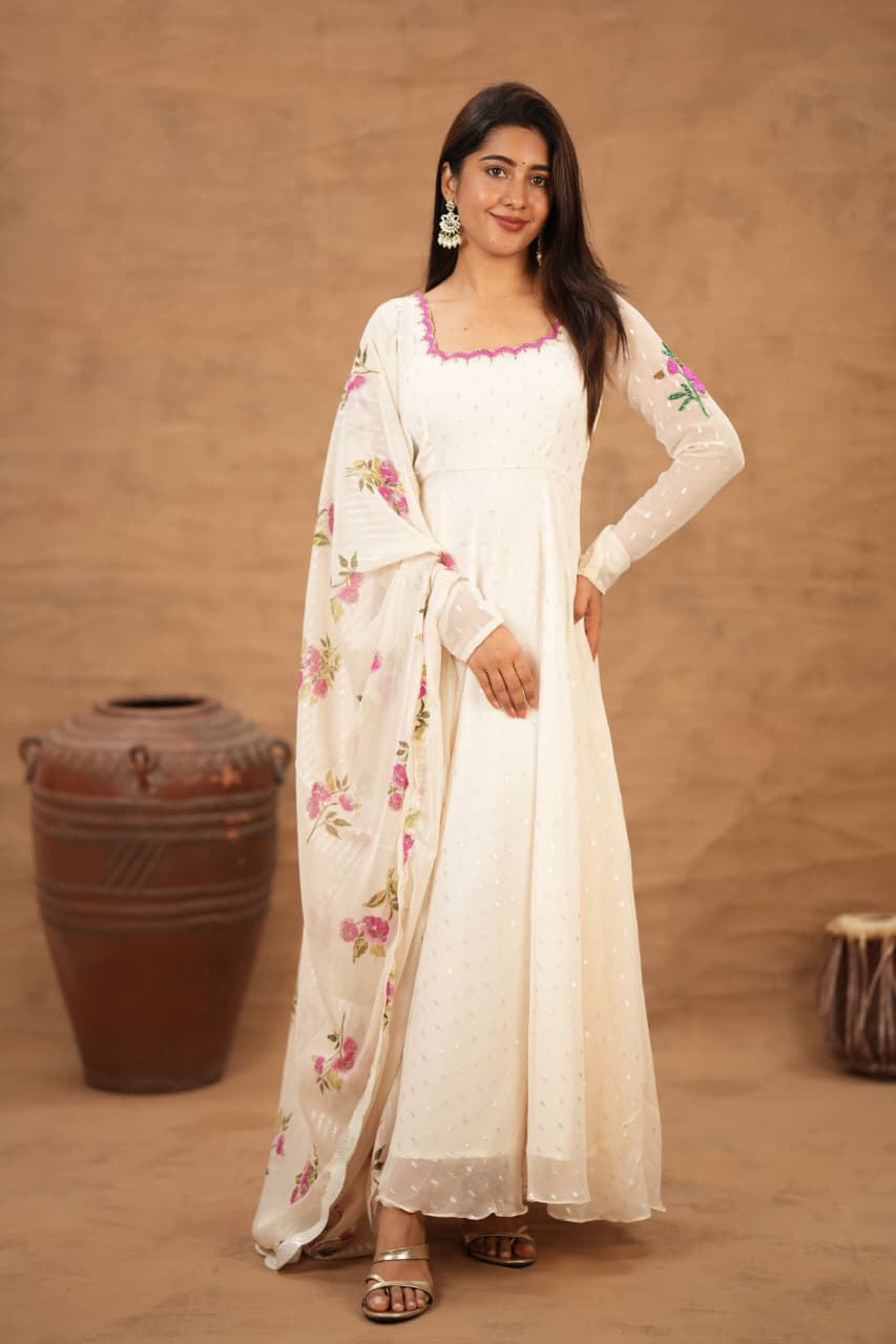 Fiore Series - Premium Floral Anarkali