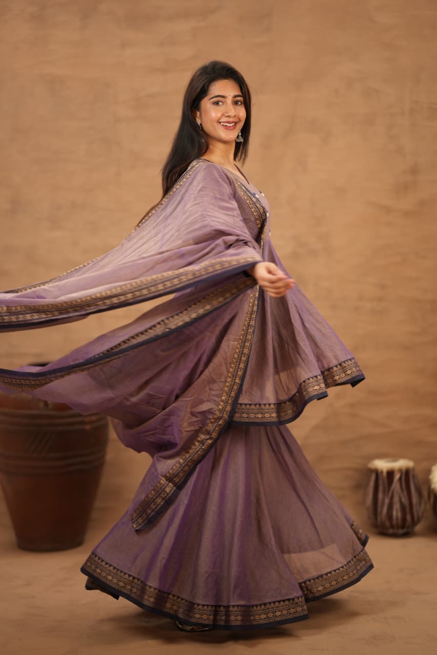 Malina series - Pure coton sharara set