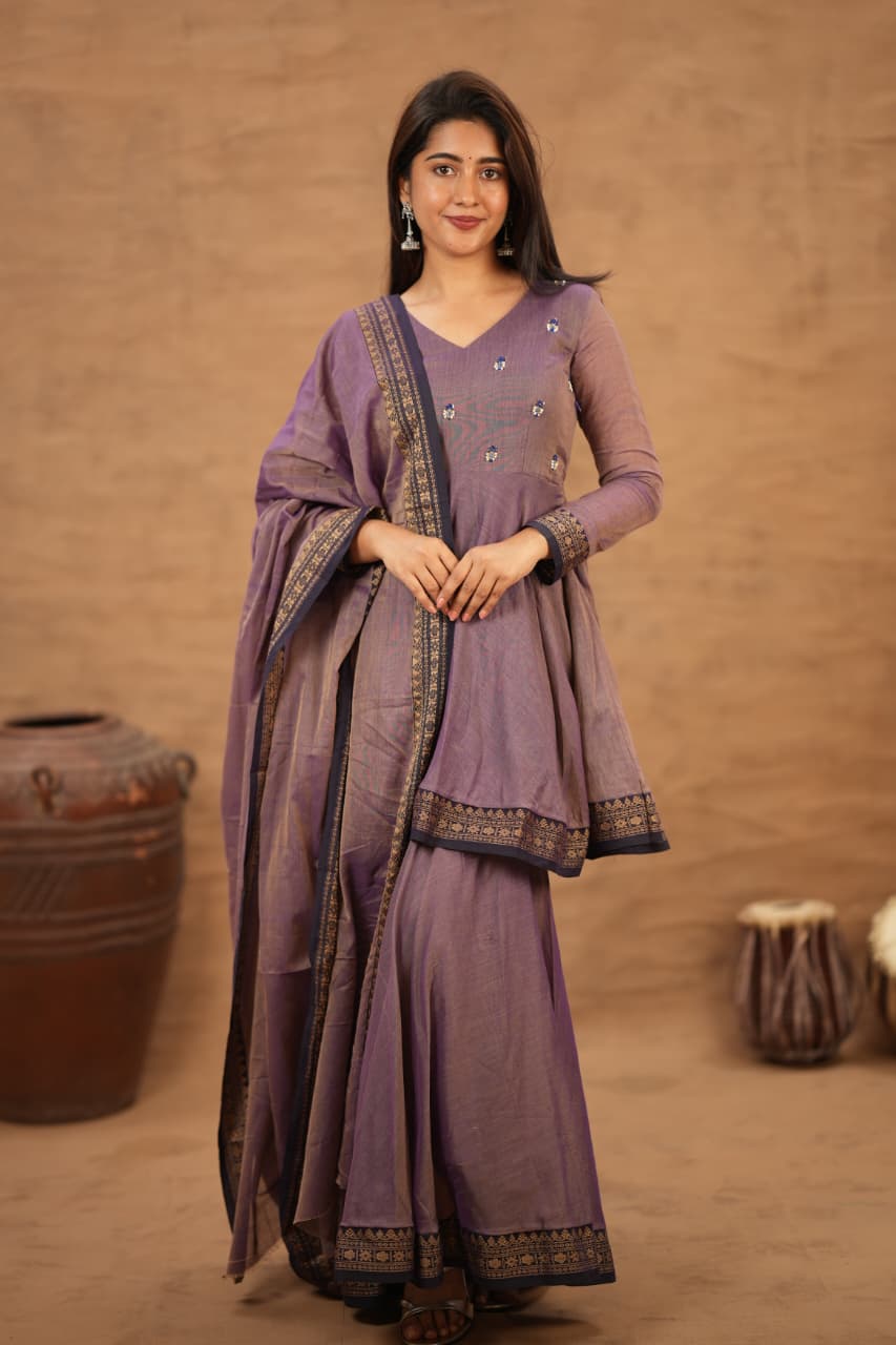 Malina series - Pure coton sharara set