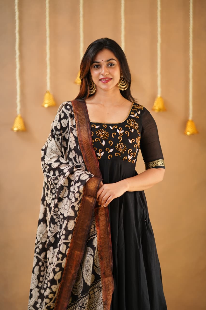 Yuha - Premium Cotton Designer Anarkali