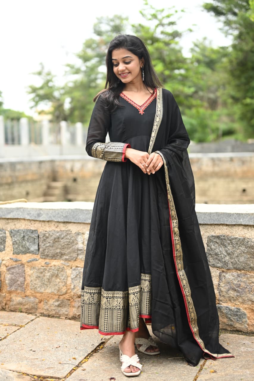 Thendral Series - Pure Handloom Anarkali