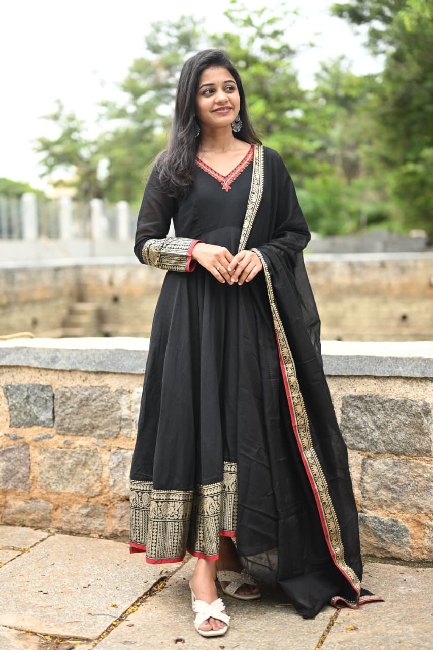Thendral Series - Pure Handloom Anarkali