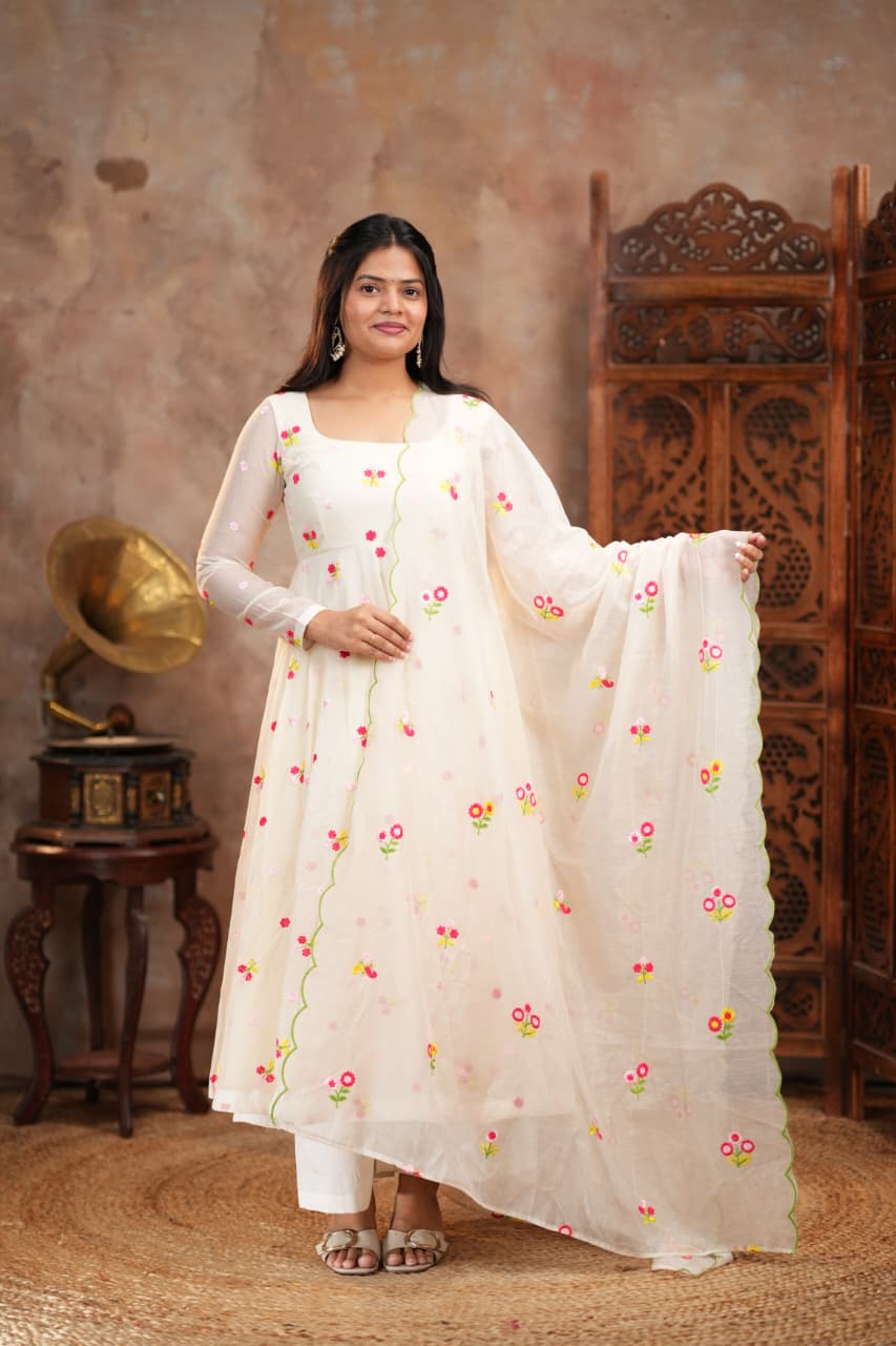 Lilly - Premium Mul chanderi Set