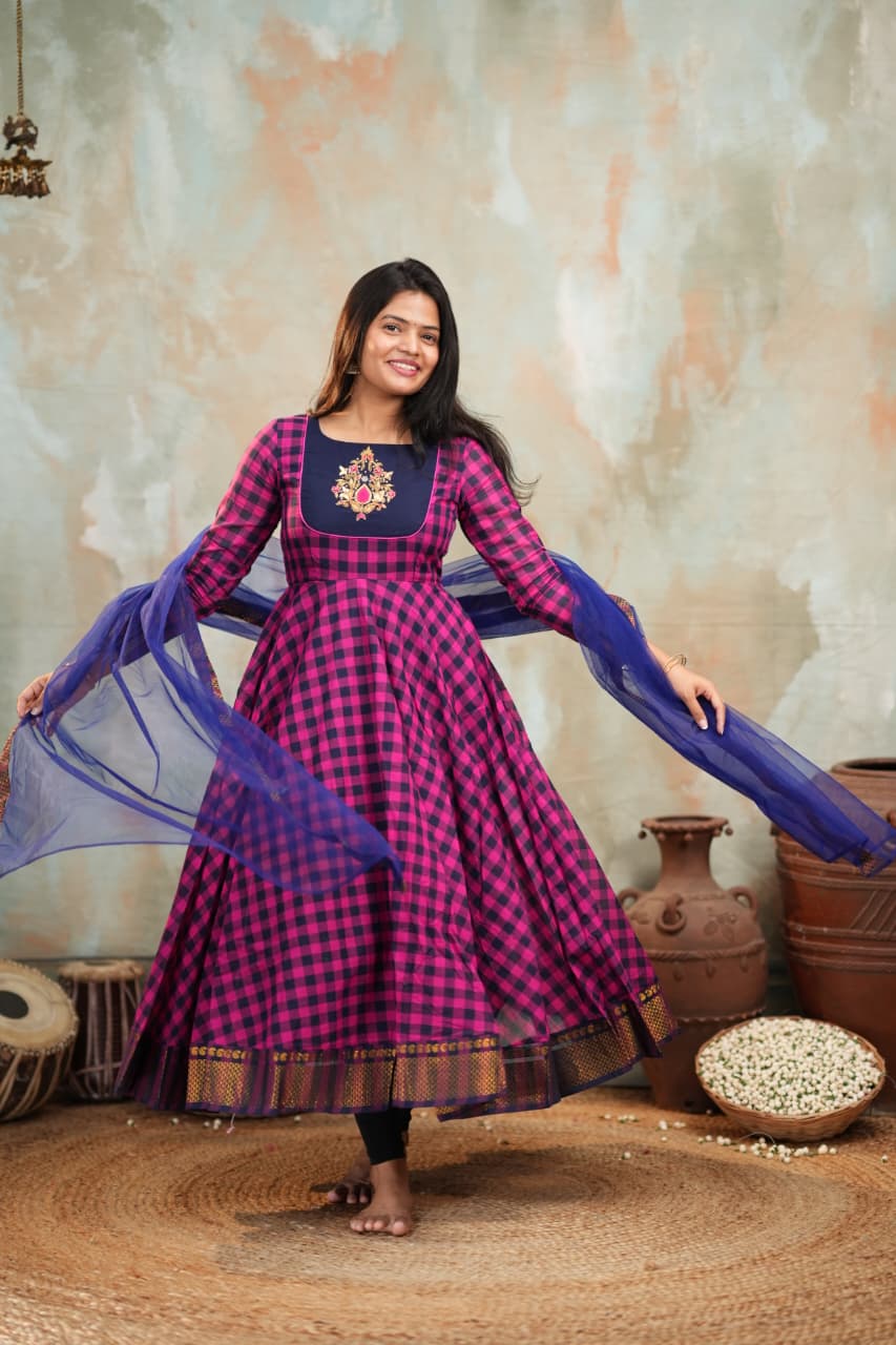 Vaani - Premium Chettinad Cotton Anarkali