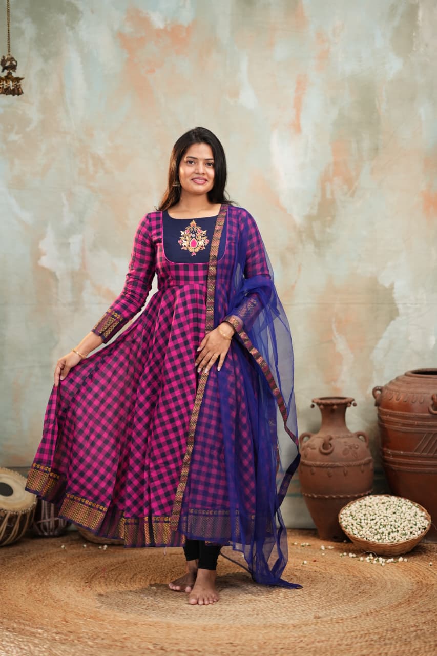 Vaani - Premium Chettinad Cotton Anarkali