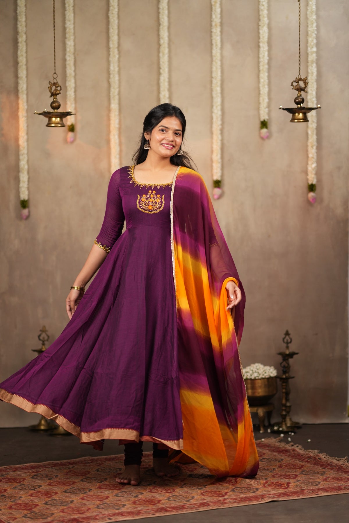 Keerthana - Premium Handloom Anarkali