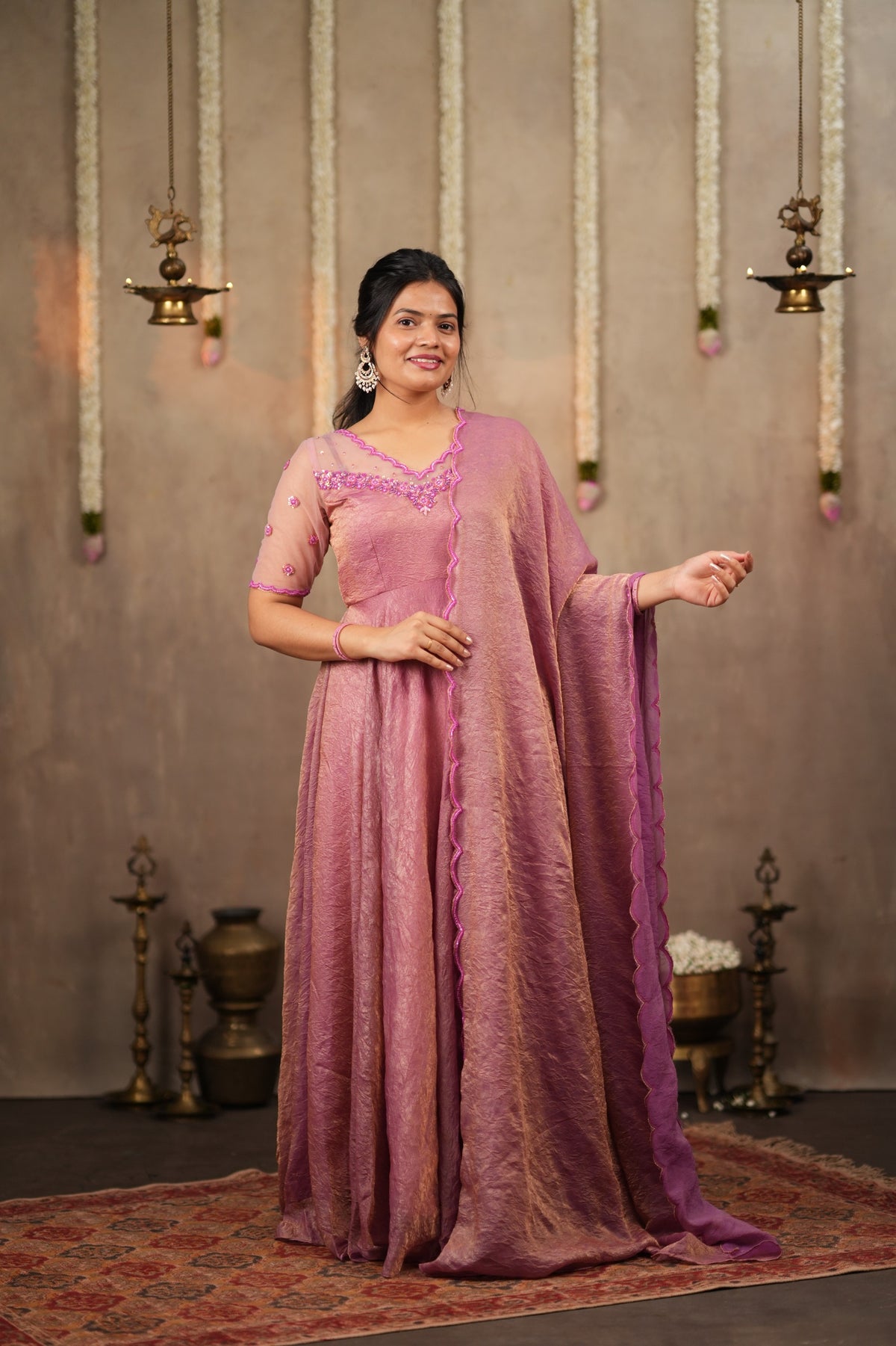 Vedha - Premium Crush Designer Anarkali
