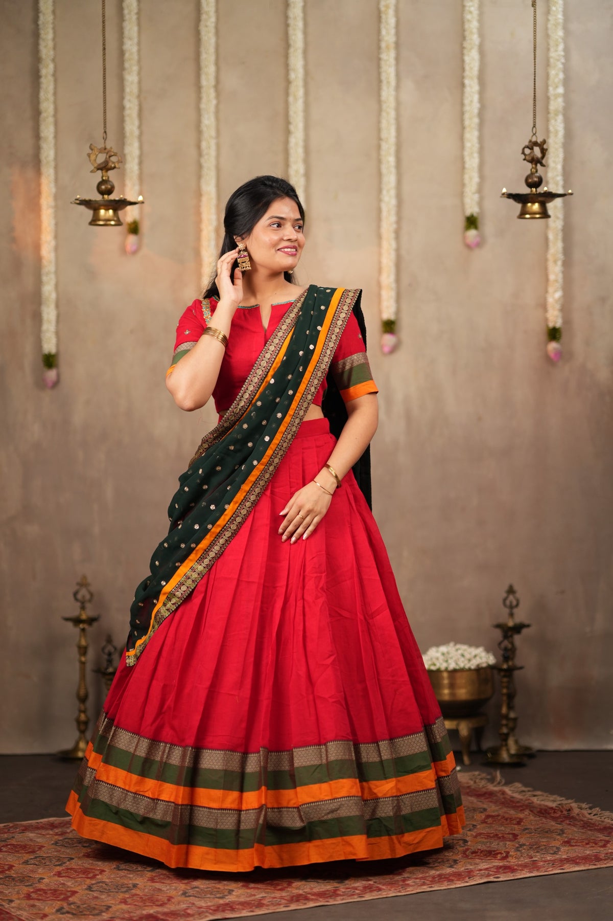 Oviya - Premium Handloom Lehanga