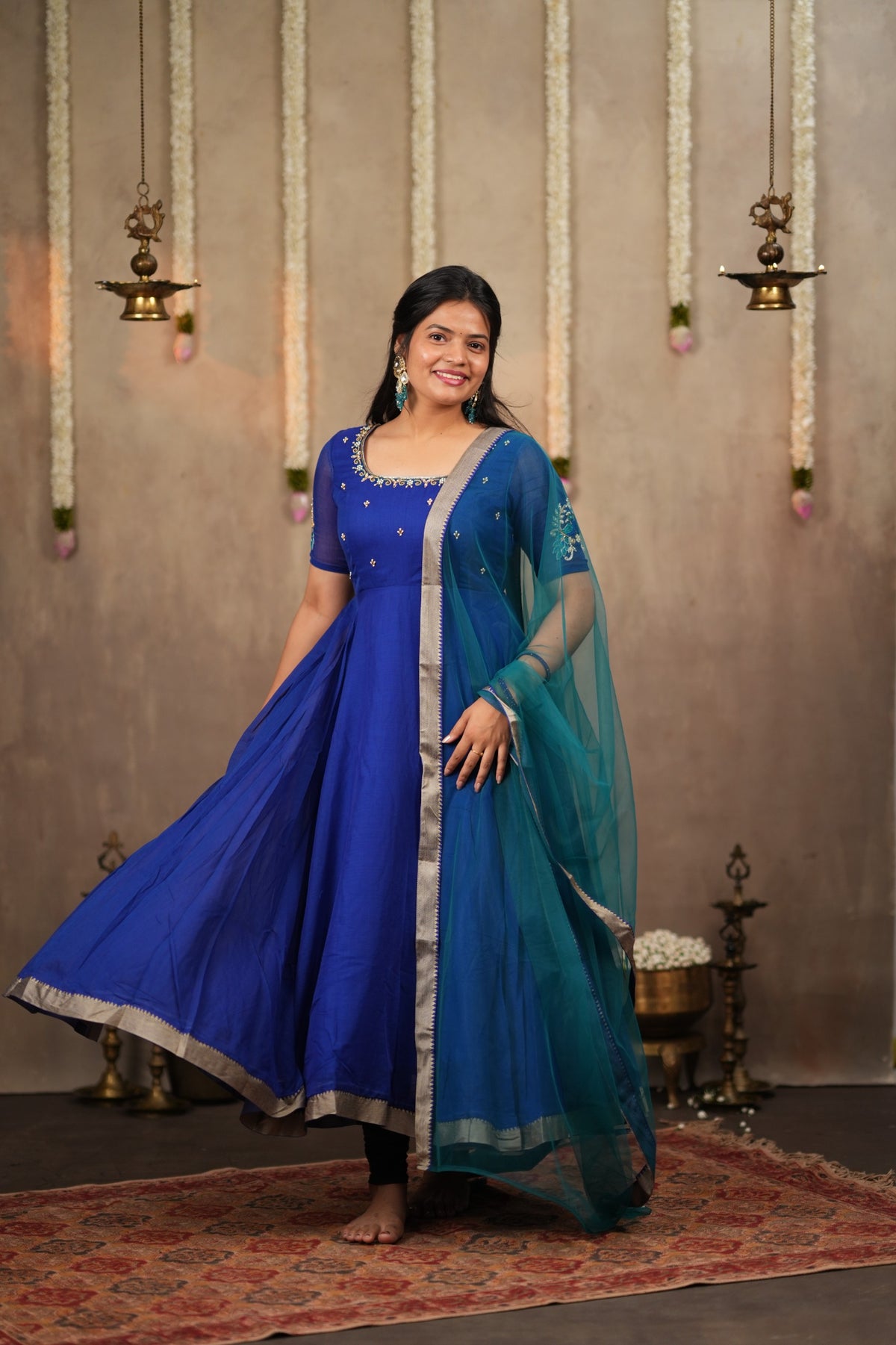 Yazhini Series - Premium Handloom Anarkali