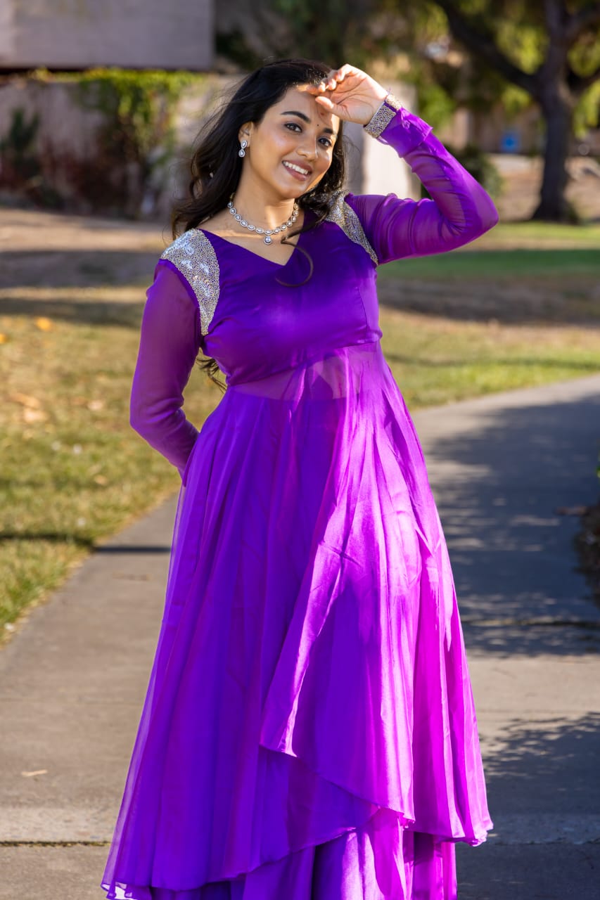 Daisy - Premium Shiny Georgette Anarkali