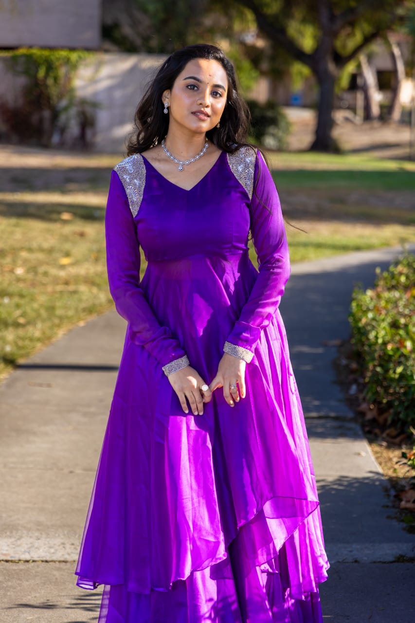 Daisy - Premium Shiny Georgette Anarkali