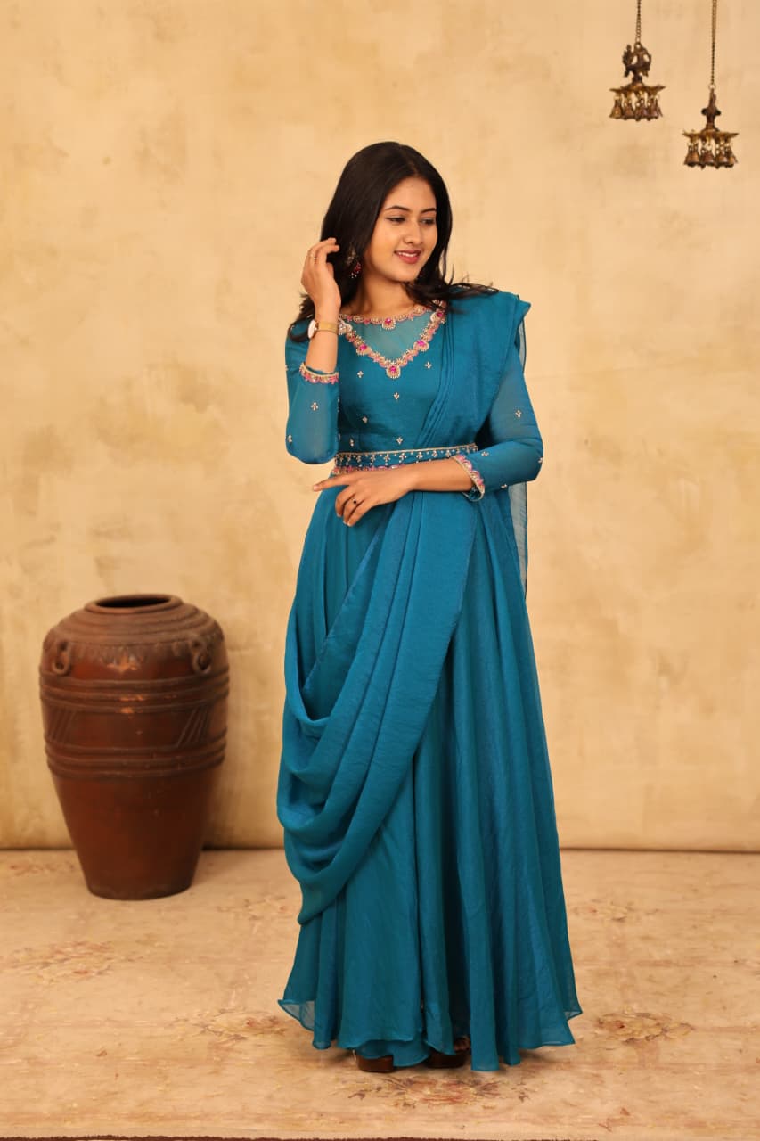 Rukmini - Premium Designer Drape wear