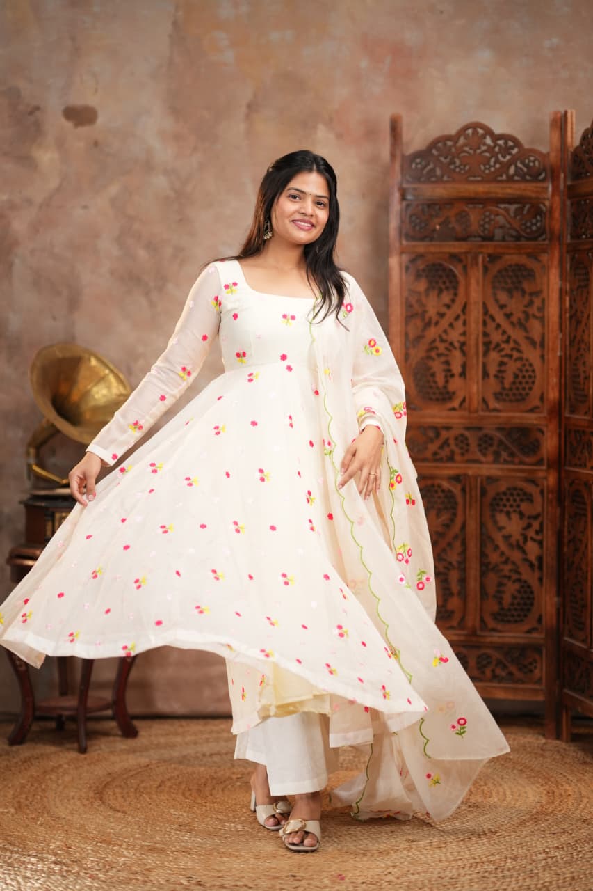 Lilly - Premium Mul chanderi Set