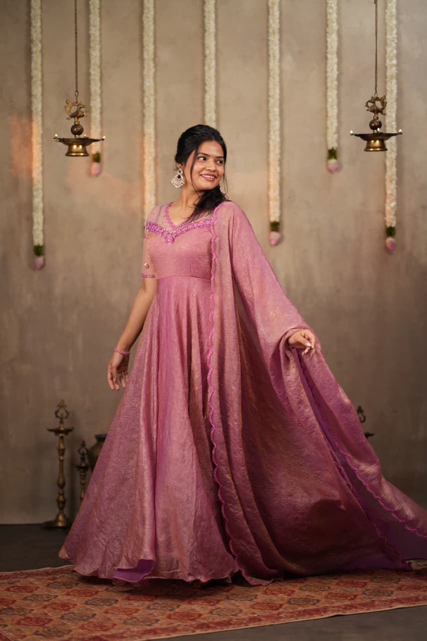 Vedha - Premium Crush Designer Anarkali