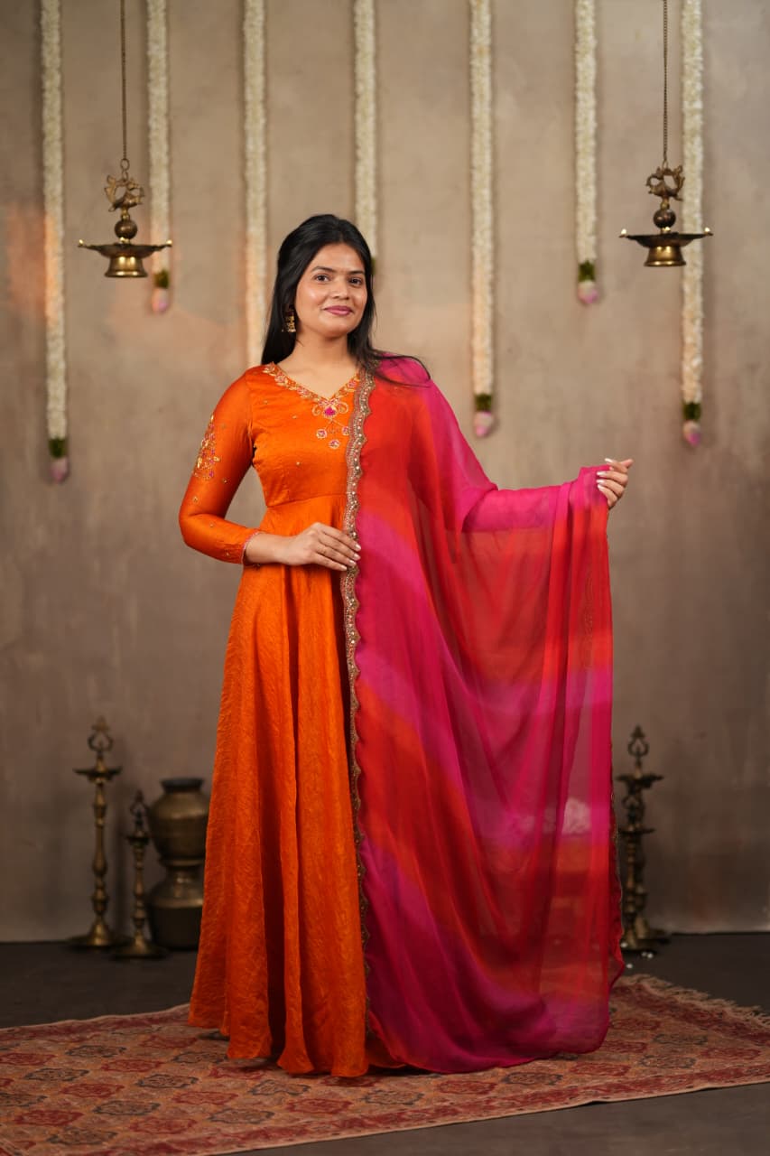 Sahana - Premium Designer Ombre Anarkali