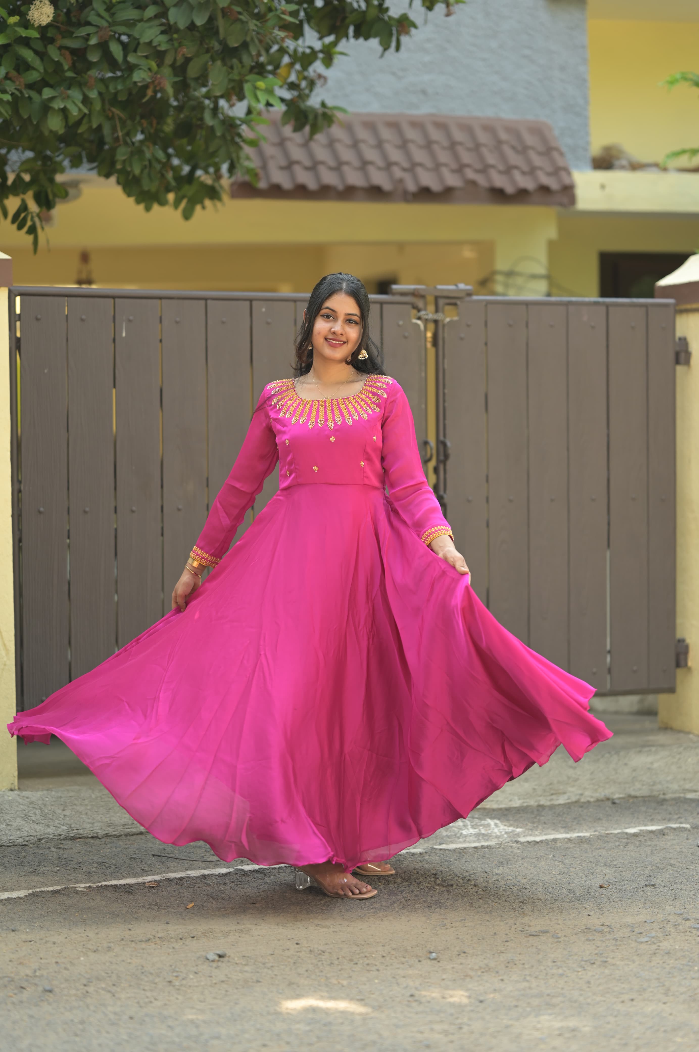 Yasmin - Premium Satin Anarkali