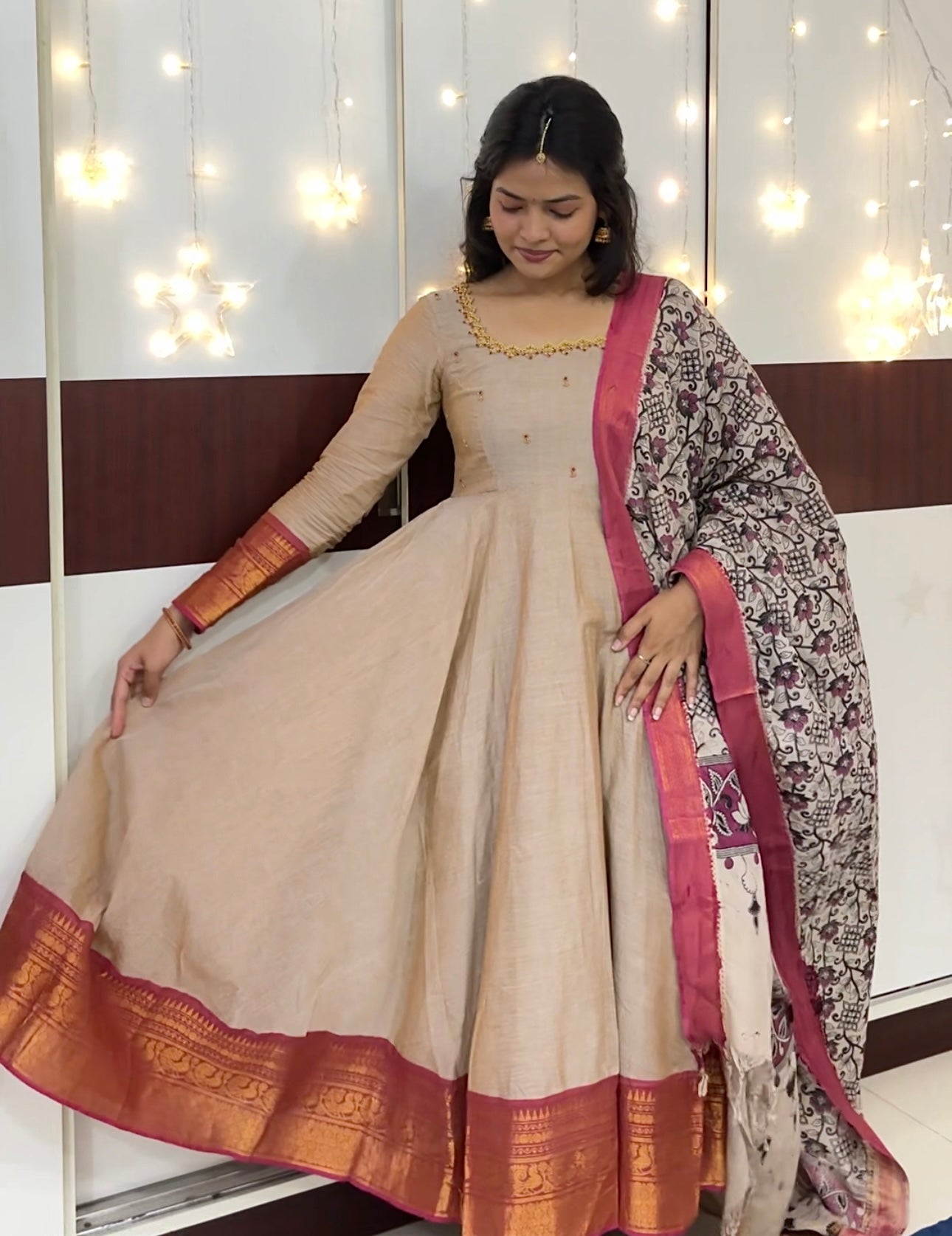 Isai - Premium Pure cotton Anarkali