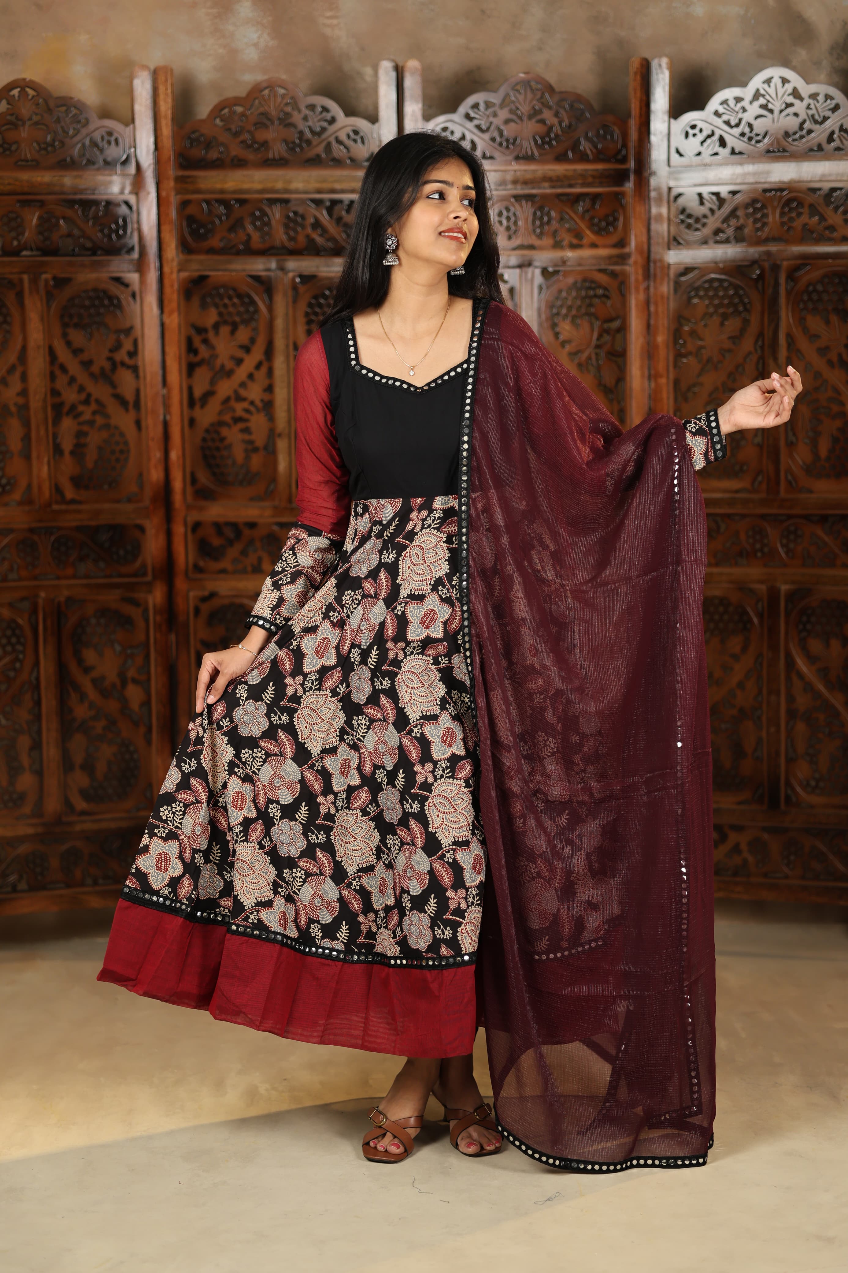 Sindhu - Pure Cotton Anarkali