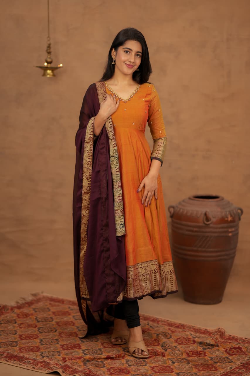 Thendral - Premium Cotton Anarkali
