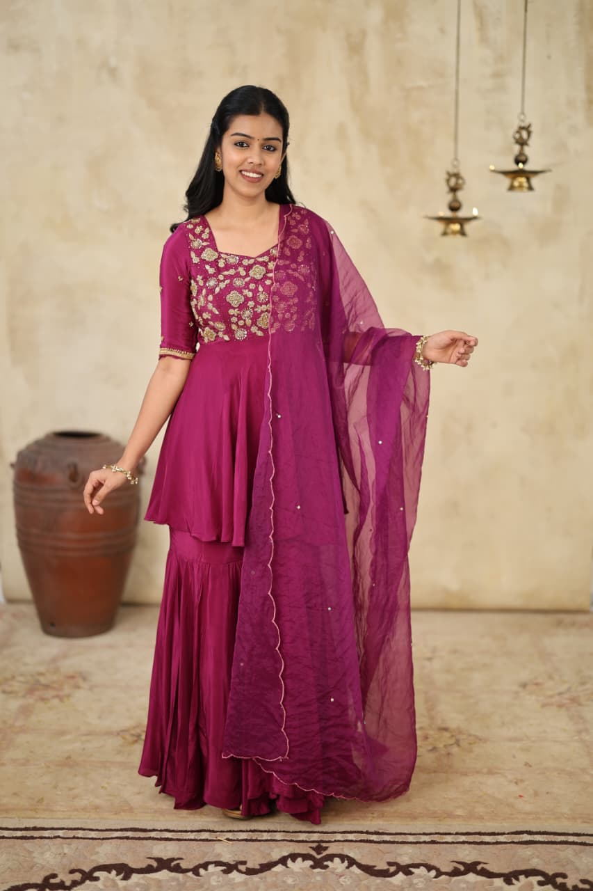 Jyostna - Premium Designer sharara Set
