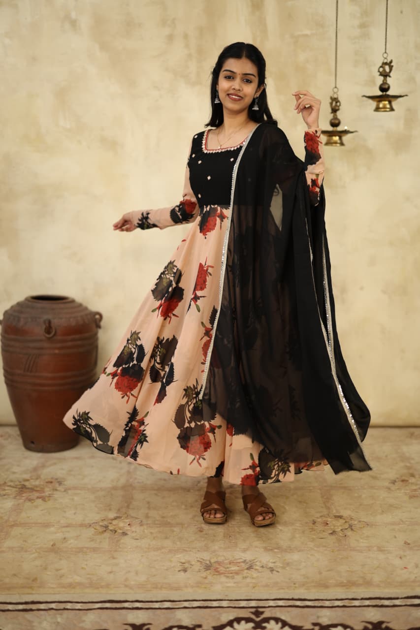 Vridhi - Premium Floral Anarkali