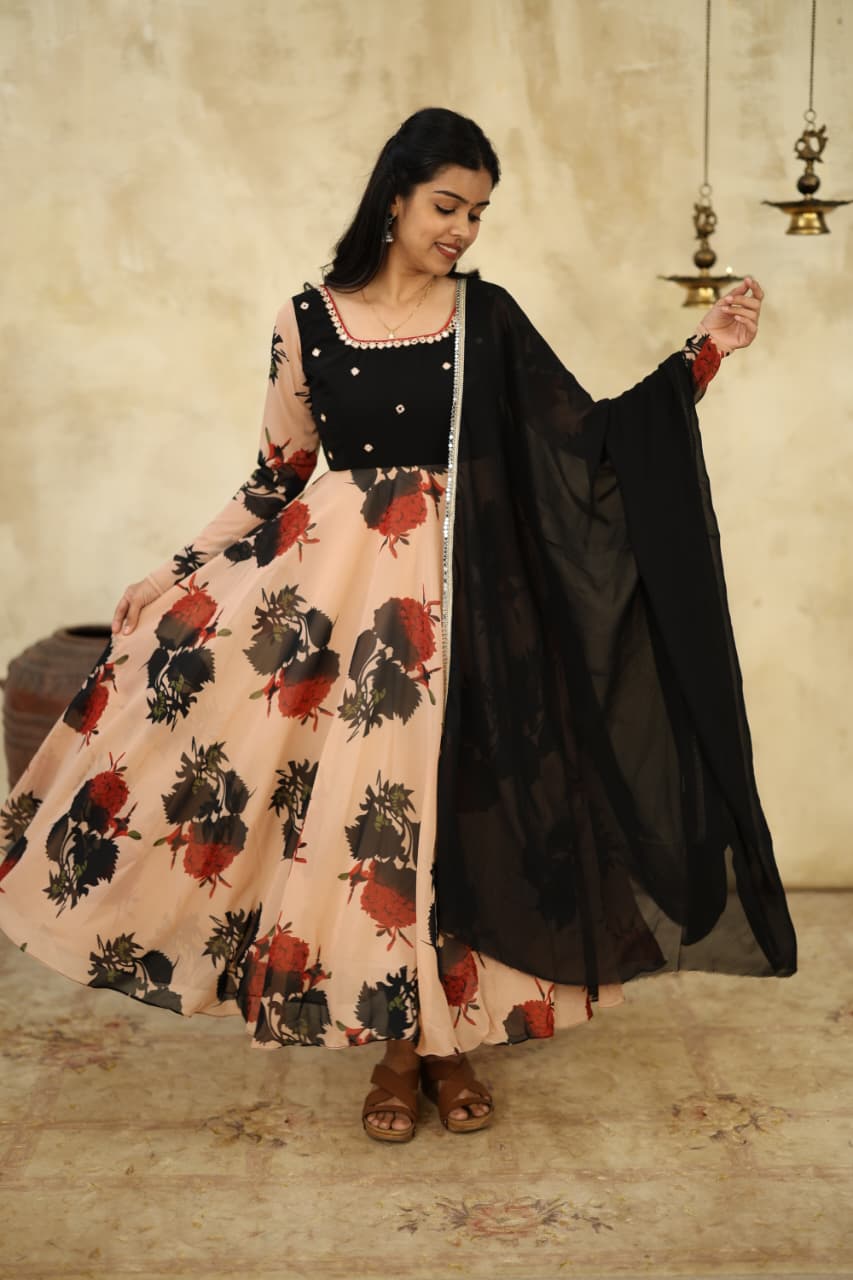 Vridhi - Premium Floral Anarkali