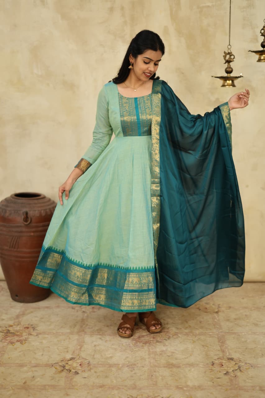 Rukmani Series - Premium Cotton Anarkali