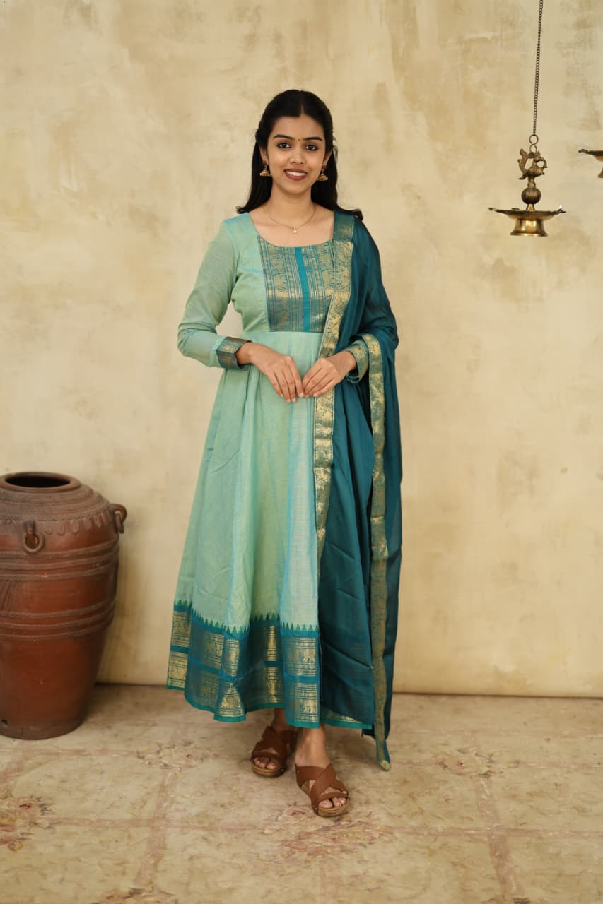 Rukmani Series - Premium Cotton Anarkali