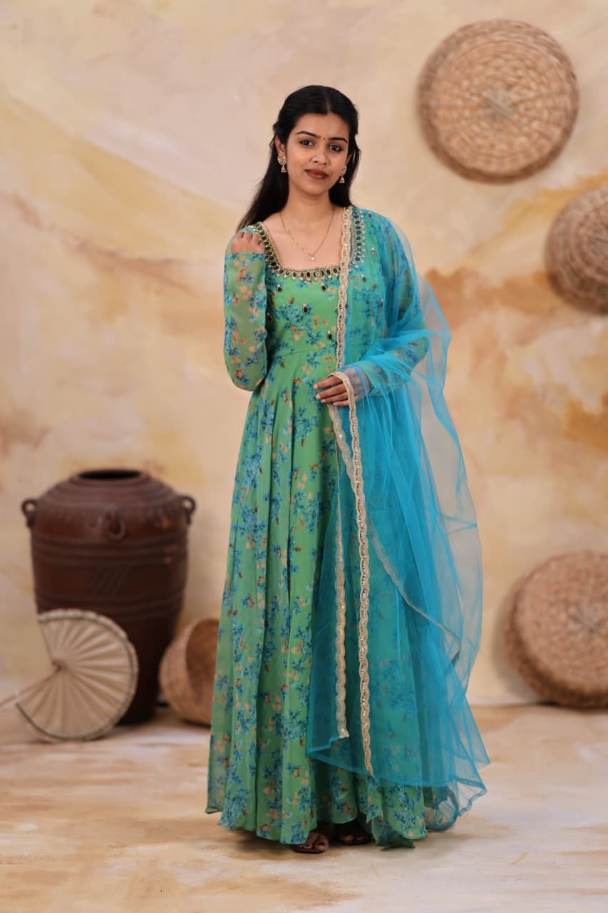 Avanya - Premium Floral Anarkali