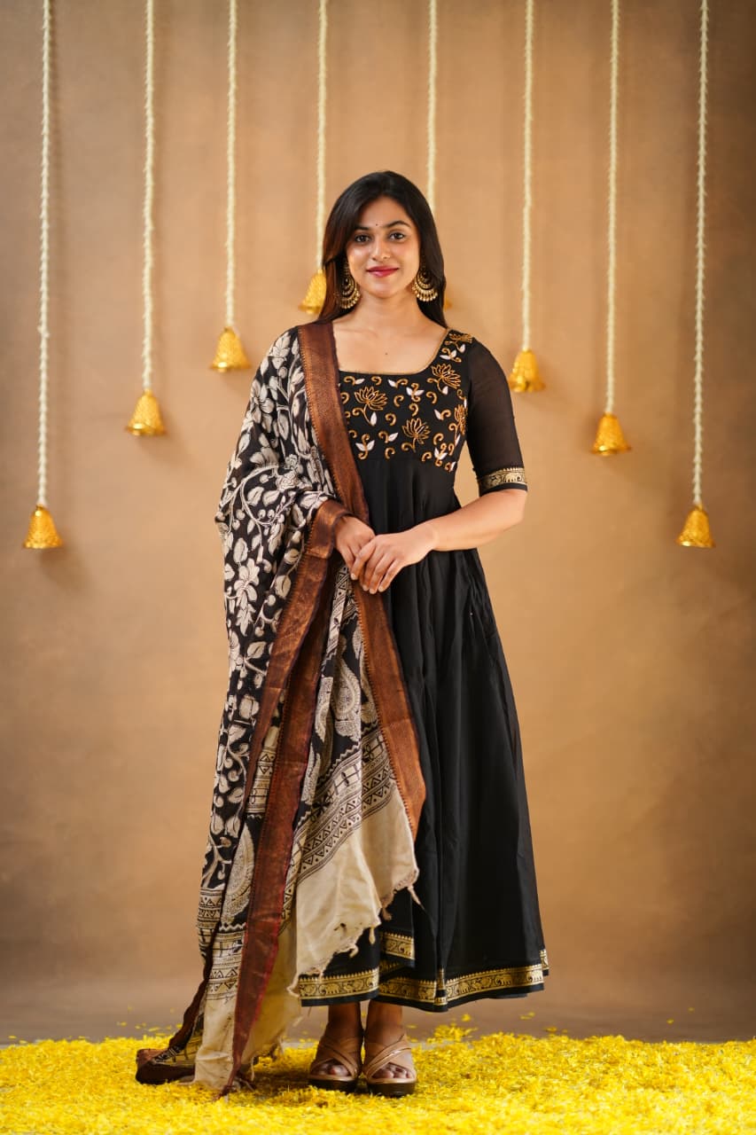 Yuha - Premium Cotton Designer Anarkali