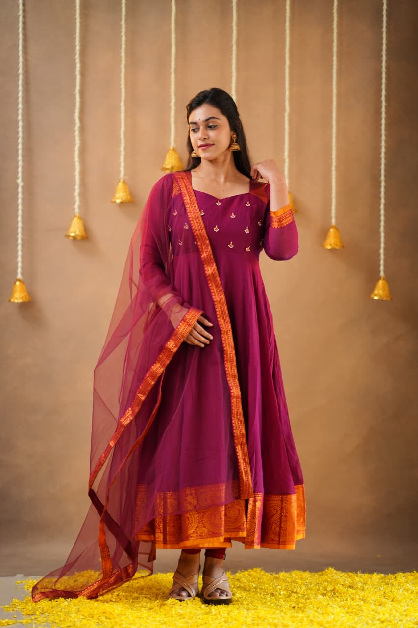 Radhika - Premium Cotton Designer Anarkali