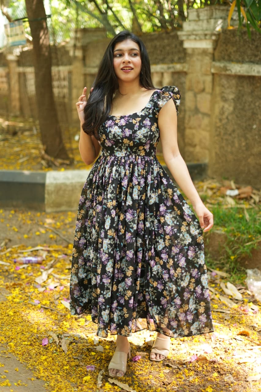 Dheema Series - Casual Floral dress