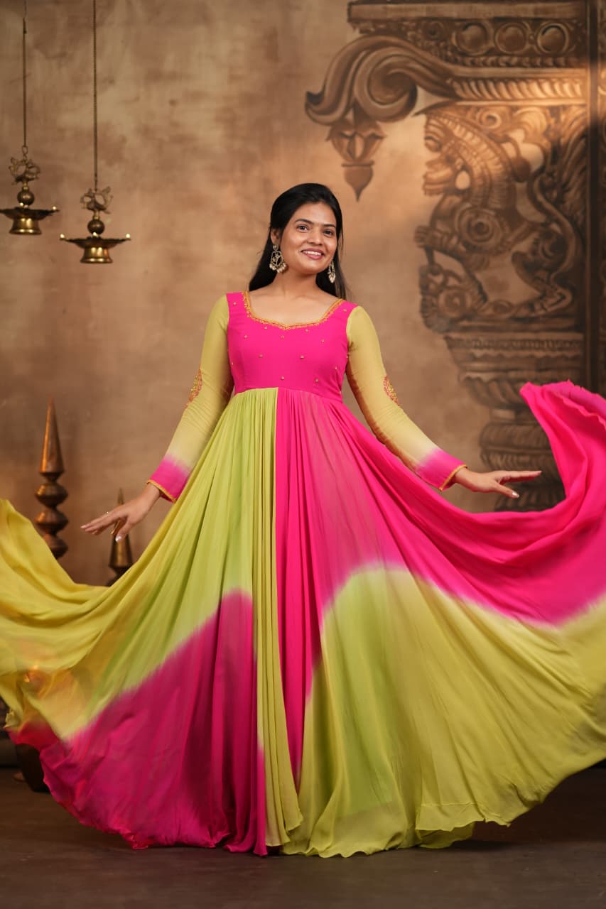 Sushma - Pure Georgette Anarkali