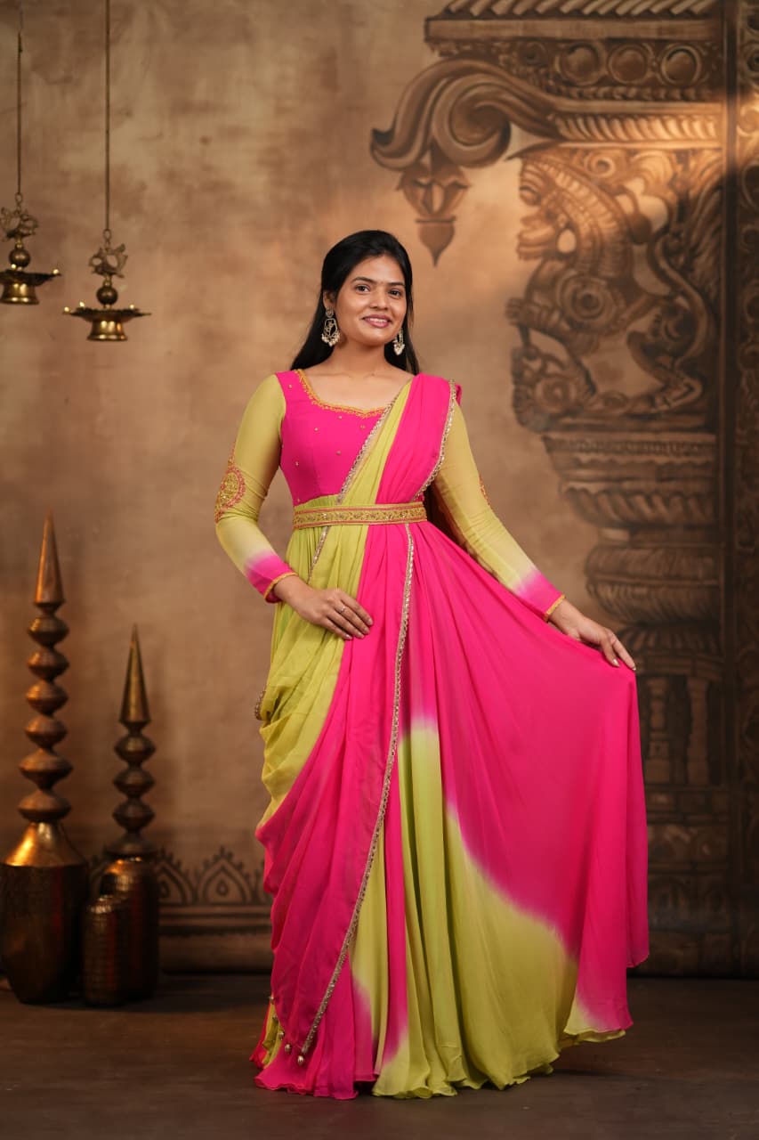 Sushma - Pure Georgette Anarkali